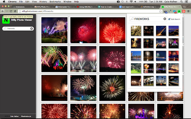 Nifty Photo Viewer  from Chrome web store to be run with OffiDocs Chromium online