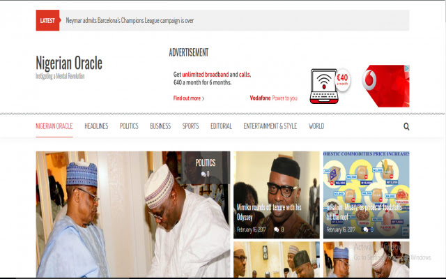 Nigerian Oracle  from Chrome web store to be run with OffiDocs Chromium online