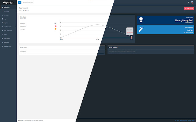 Nightbot Dark Mode  from Chrome web store to be run with OffiDocs Chromium online
