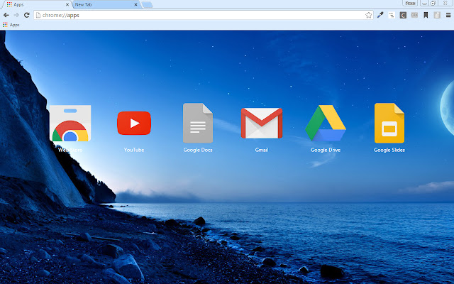 Nightfall Mountain  from Chrome web store to be run with OffiDocs Chromium online