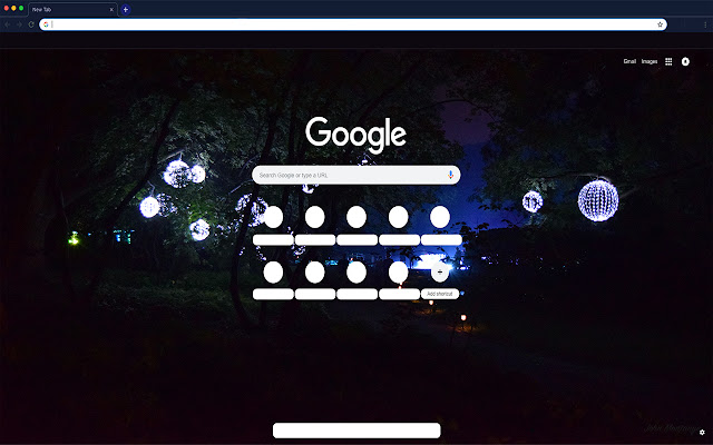 Night Lights in Park Theme  from Chrome web store to be run with OffiDocs Chromium online