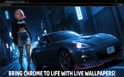 Night Rider Nissan 350Z Live Wallpaper  from Chrome web store to be run with OffiDocs Chromium online