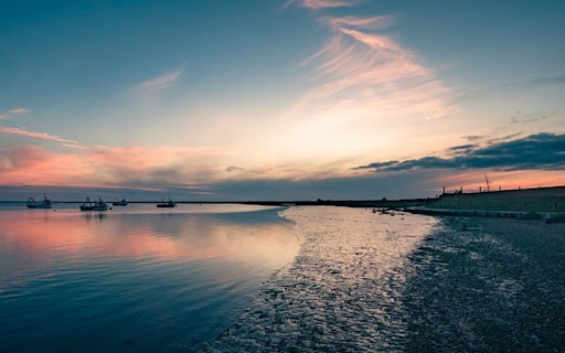 Night Sea Theme  from Chrome web store to be run with OffiDocs Chromium online