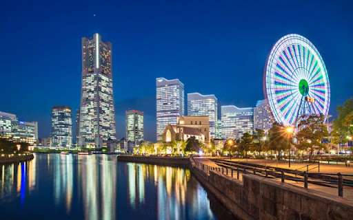Nighttime Amusement Park Lights Up the Skyline  from Chrome web store to be run with OffiDocs Chromium online