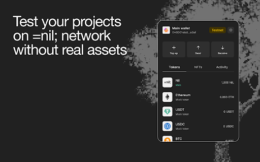 =nil; Wallet  from Chrome web store to be run with OffiDocs Chromium online