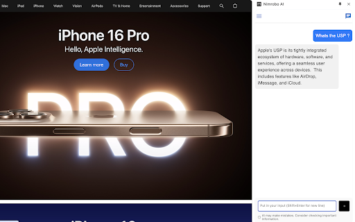 Nimrobo AI  from Chrome web store to be run with OffiDocs Chromium online