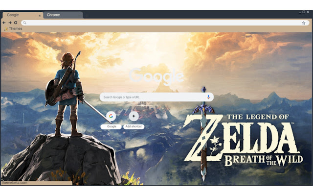 Nintendo The Legend of Zelda: BOTW-thema uit de Chrome-webwinkel voor gebruik met OffiDocs Chromium online