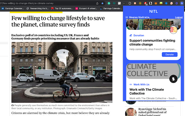 NITL: Take action on the news  from Chrome web store to be run with OffiDocs Chromium online