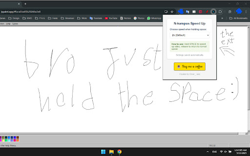 N kampus speed up (Omar._.wee) from Chrome web store to be run with OffiDocs Chromium online N kampus speed up (Omar._.wee) from Chrome web store to be run with OffiDocs Chromium online