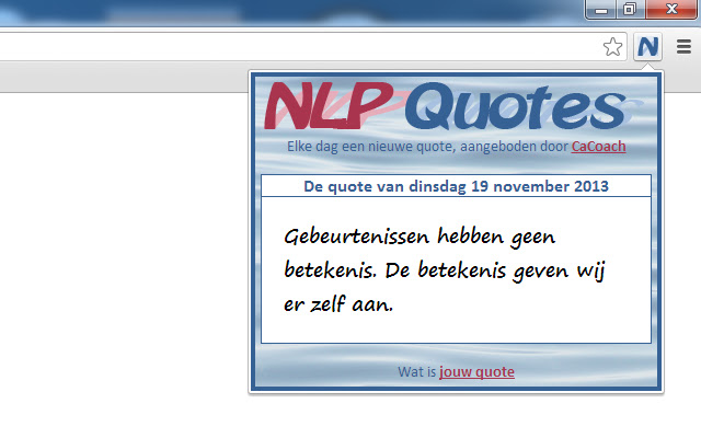 NLP Quotes  from Chrome web store to be run with OffiDocs Chromium online