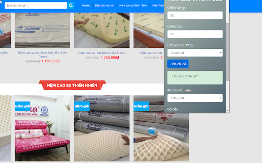 Nệm American  from Chrome web store to be run with OffiDocs Chromium online