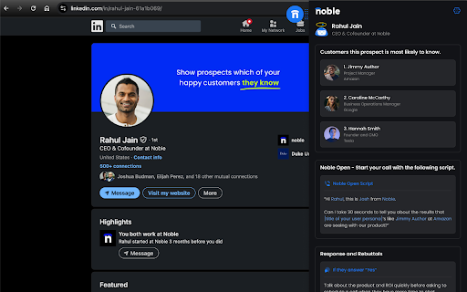 Noble  from Chrome web store to be run with OffiDocs Chromium online