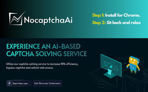 NoCaptcha AI : Auto Captcha Solver  from Chrome web store to be run with OffiDocs Chromium online