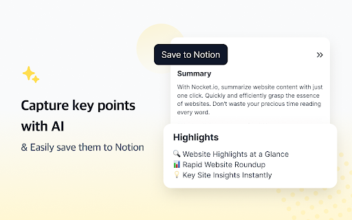 Nocket  from Chrome web store to be run with OffiDocs Chromium online