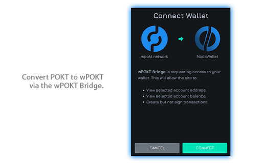 NodeWallet  from Chrome web store to be run with OffiDocs Chromium online