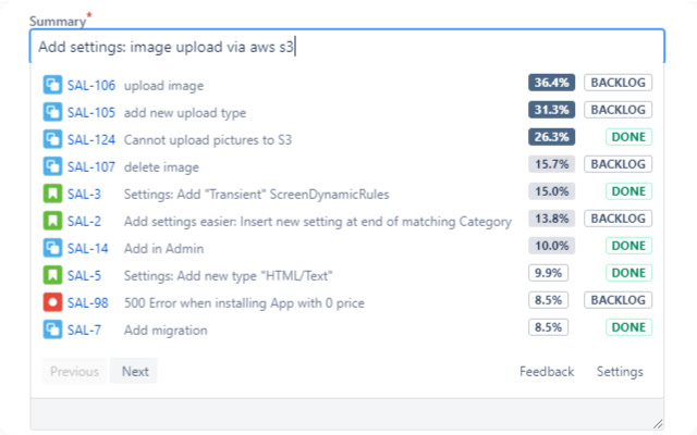 No Duplicate Issues > JIRA Cloud  from Chrome web store to be run with OffiDocs Chromium online
