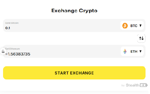 NoKYC Anonymous Crypto Exchange  from Chrome web store to be run with OffiDocs Chromium online