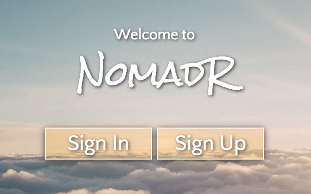 Nomadr Chrome Extension من متجر Chrome الإلكتروني ليتم تشغيله مع OffiDocs Chromium عبر الإنترنت