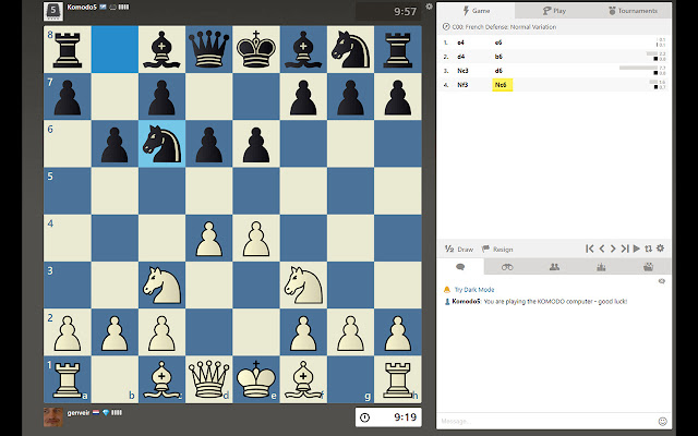 No More Chess Ratings  from Chrome web store to be run with OffiDocs Chromium online