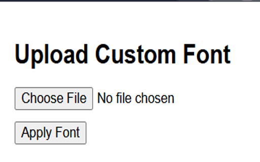 non fonts  from Chrome web store to be run with OffiDocs Chromium online