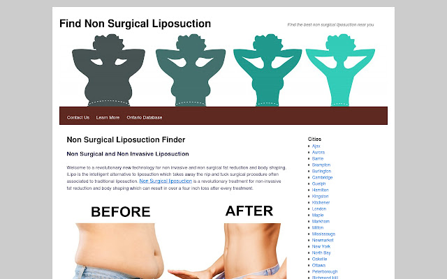 Non Surgical Liposuction Finder  from Chrome web store to be run with OffiDocs Chromium online