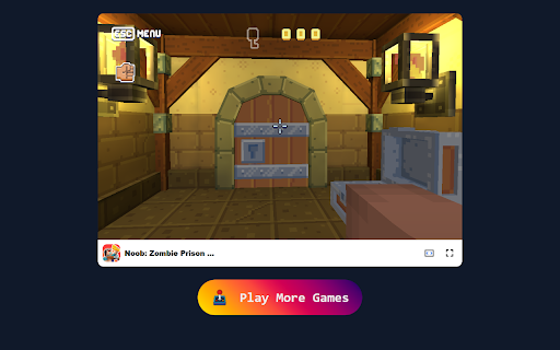 Noob: Zombie Prison Escape Game Navigate and Survive the Zombie Chaos!  from Chrome web store to be run with OffiDocs Chromium online