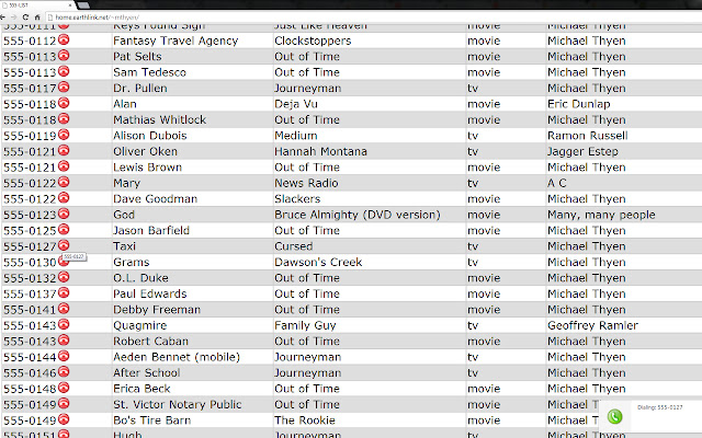 Noojee Click for Asterisk  from Chrome web store to be run with OffiDocs Chromium online