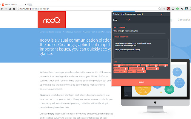nooQ Web Clipper  from Chrome web store to be run with OffiDocs Chromium online