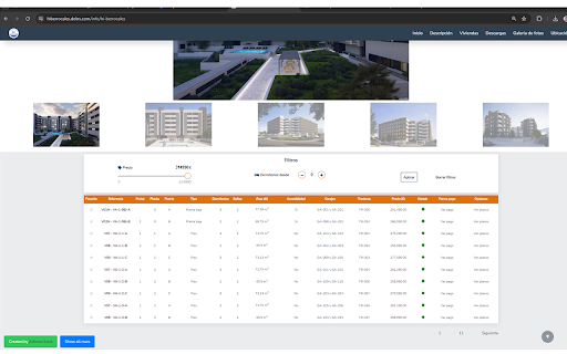 No pagination for Dekrs Tecnosor Extension  from Chrome web store to be run with OffiDocs Chromium online