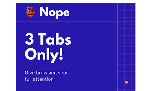 Nope: Less But Better  from Chrome web store to be run with OffiDocs Chromium online
