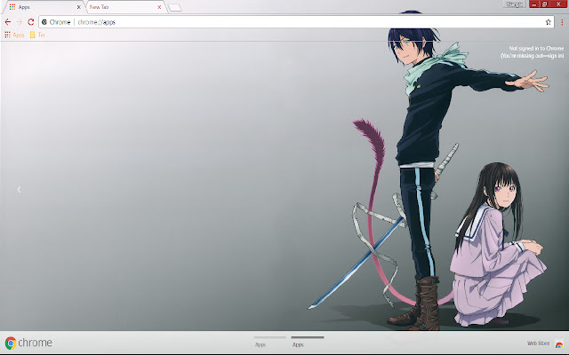 Noragami 1366*768  from Chrome web store to be run with OffiDocs Chromium online