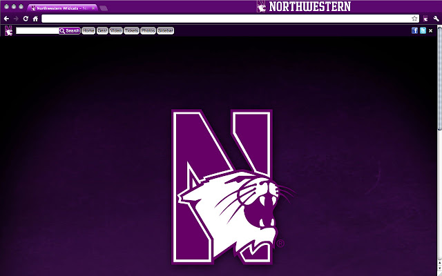 Northwestern University Theme  from Chrome web store to be run with OffiDocs Chromium online