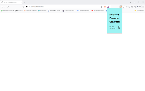 No Store Password Generator  from Chrome web store to be run with OffiDocs Chromium online