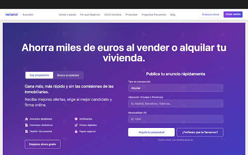 Notarial Connector  from Chrome web store to be run with OffiDocs Chromium online