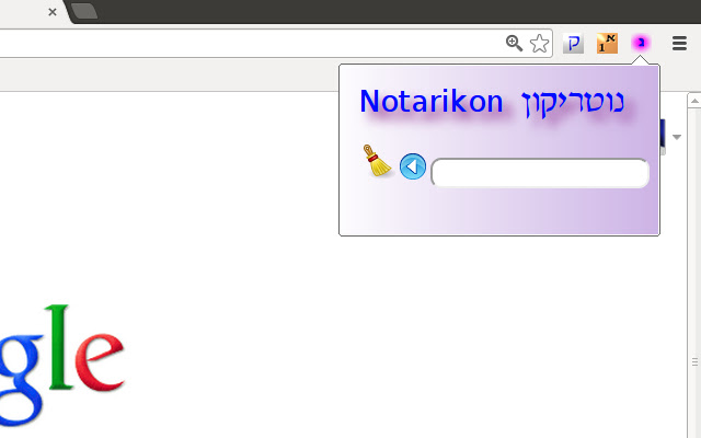 Notarikon  from Chrome web store to be run with OffiDocs Chromium online