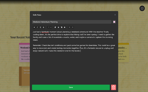 Notate  from Chrome web store to be run with OffiDocs Chromium online