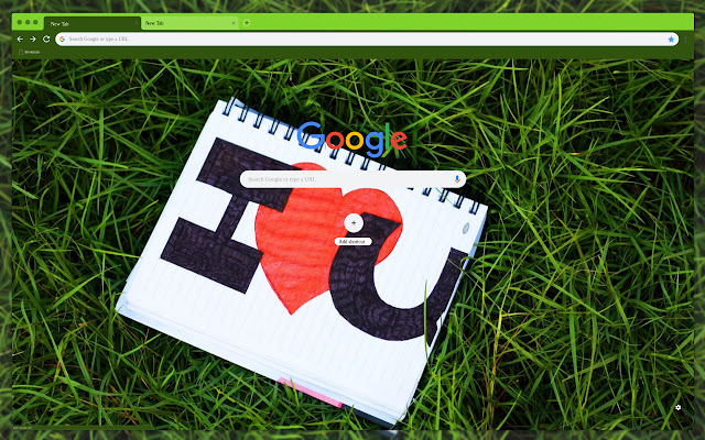 Notebook on the grass  from Chrome web store to be run with OffiDocs Chromium online
