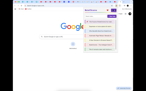 NoteChrome  from Chrome web store to be run with OffiDocs Chromium online
