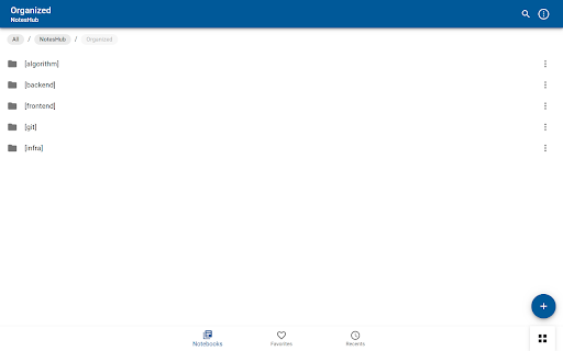 NotesHub 뷰 전환  from Chrome web store to be run with OffiDocs Chromium online