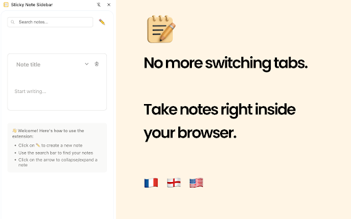 Notes Online  from Chrome web store to be run with OffiDocs Chromium online