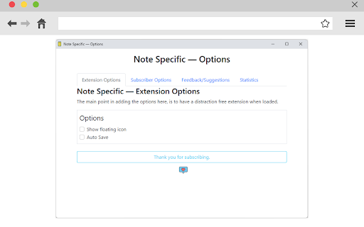 Note Specific  from Chrome web store to be run with OffiDocs Chromium online
