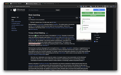 NoteStash Highlight and annotate any webpage text content  from Chrome web store to be run with OffiDocs Chromium online