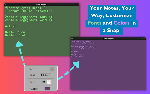 NoteToGo Save Notes, Password Protected!  from Chrome web store to be run with OffiDocs Chromium online