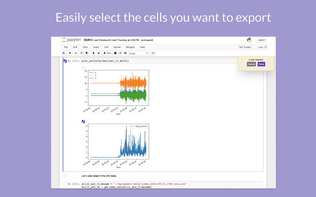 NoteView for Jupyter  from Chrome web store to be run with OffiDocs Chromium online