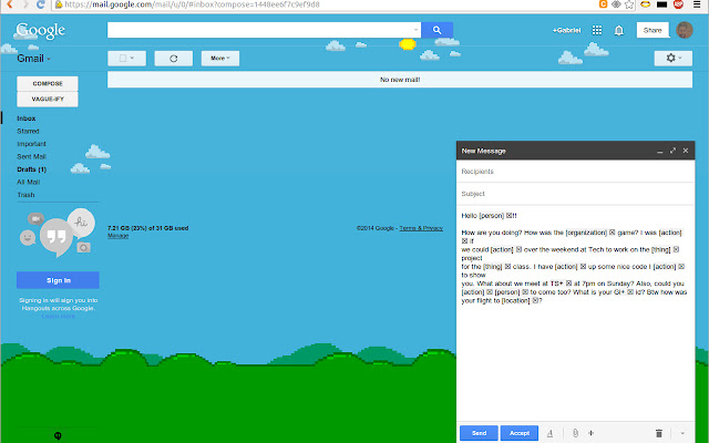 Nothing to Hide  from Chrome web store to be run with OffiDocs Chromium online