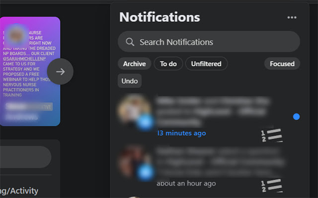 NotificationTamer  from Chrome web store to be run with OffiDocs Chromium online