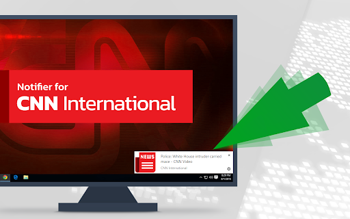 Notifier for CNN International from Chrome web store to be run with OffiDocs Chromium online Notifier for CNN International from Chrome web store to be run with OffiDocs Chromium online