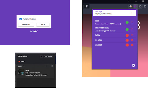 NotifyMeTTV  from Chrome web store to be run with OffiDocs Chromium online