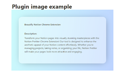 Notion Card  from Chrome web store to be run with OffiDocs Chromium online