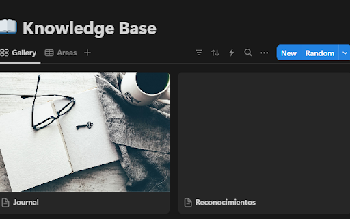 Notion Database random picker  from Chrome web store to be run with OffiDocs Chromium online